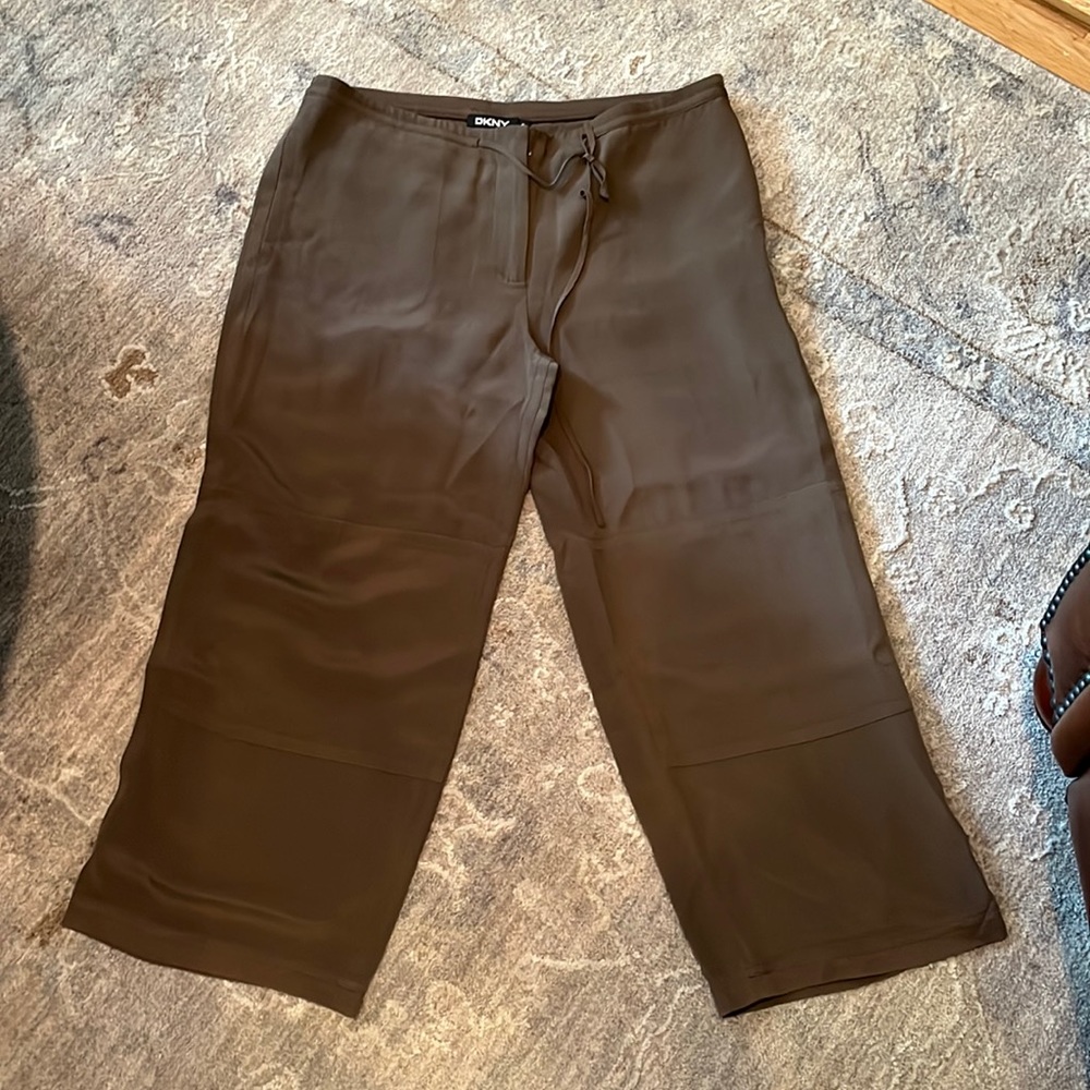 DKNY silk pants
